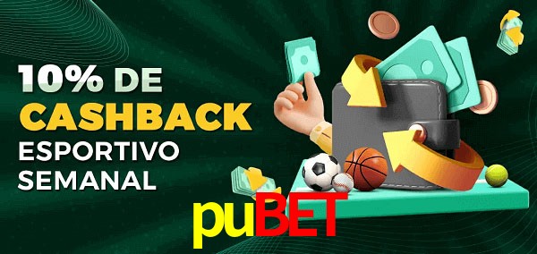 10% de bônus de cashback na pubet